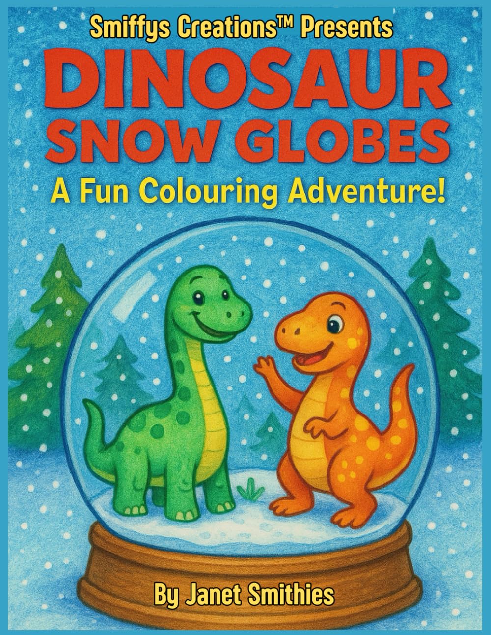 Dinosaur Snow Globes: A Fun Colouring Adventure!