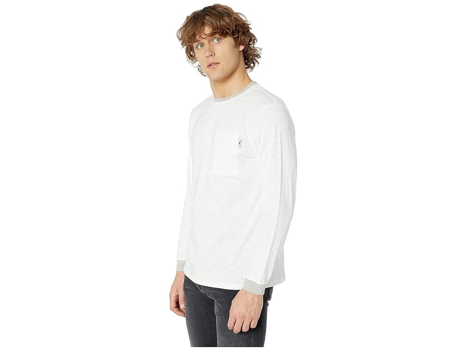 

Publish Cornell Long Sleeve Tee (White) Men's Clothing