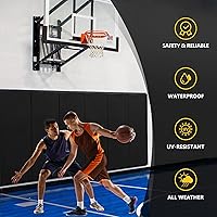 Vista 4 de Acolchado de pared para gimnasio, protector de pared para cancha de baloncesto, almohadillas protectoras extraíbles de 2 pulgadas de grosor de alta