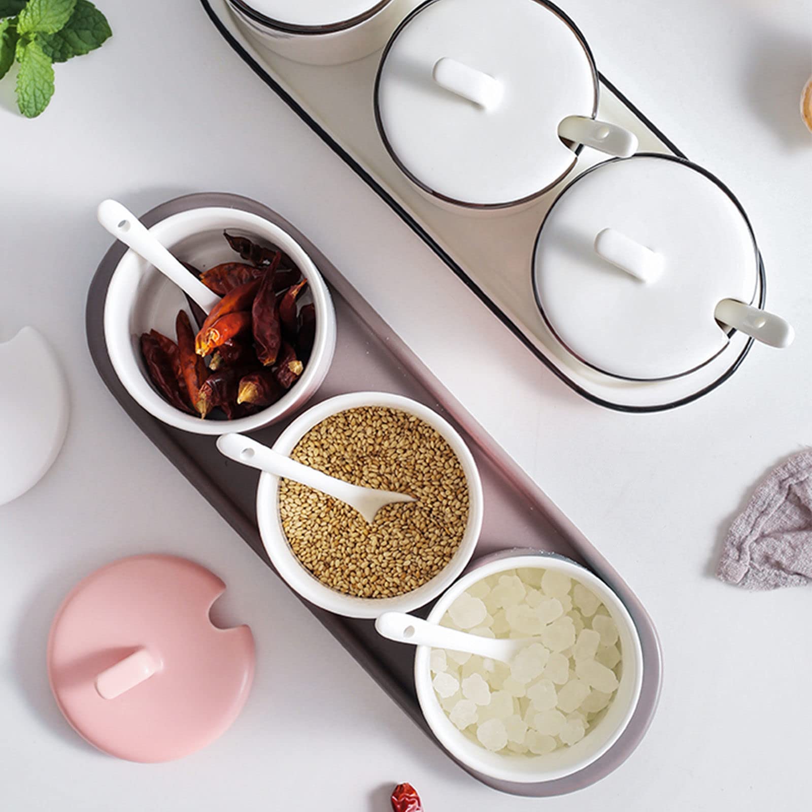 Cuenco de café de porcelana con cuchara, recipiente de color sólido de 250 ml para desayuno y té de la tarde, esencial para el hogar a prueba de humedad y polvo
