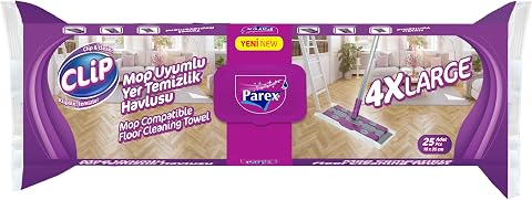 Parex Mop Uyumlu Yer Temizlik Havlusu 4Xl 25’Li