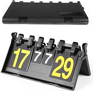 Joyeee Portable Digital Scoreboard, Ping Pong Score Keeper Scoreboard for Tennis Soccer Football Sports, Sports Supplies Score Board for Games, Best Coaches Gifts Idea for Men, Boys