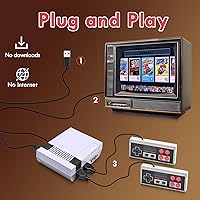 Vista 6 de Retro Gaming Console with 621 Built-in Games, HDMI Retro Game Console for NES, Classic Mini Entertainment System for Nintendo, Plug and Play with