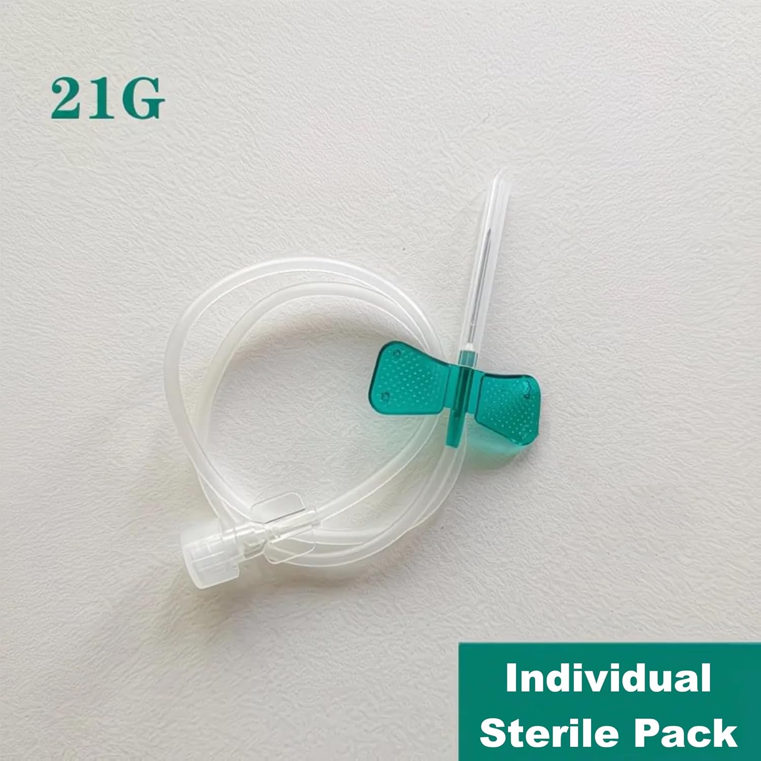 50pcs Butterfly Needles,Veterinary Infusion Needle Catheter,50 Pieces Per Box,Disposable Iv Infusion Needle,for Laboratories and Pets Veterinary,21G Sterile Individually Packaged