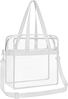 Vista 46 de Bolsa de mano transparente Oraben aprobada por el estadio 12 x 6 x 12 Bolsa de estadio para trabajo, deportes, juegos, gimnasio