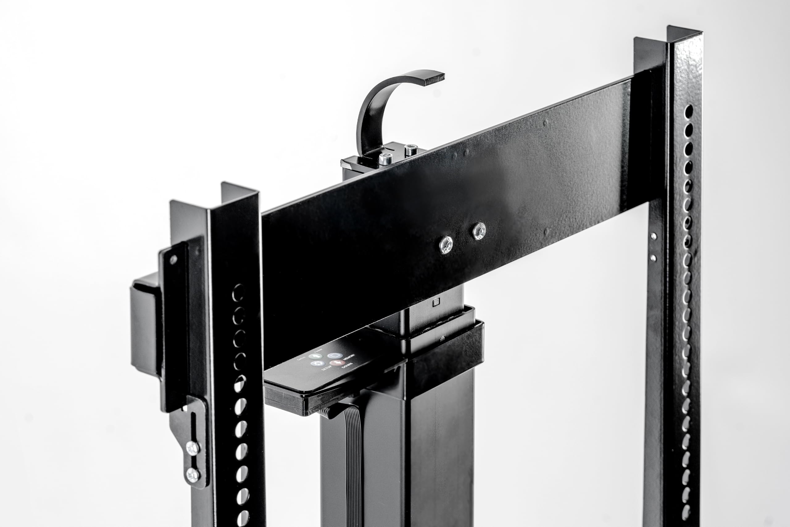 SABAJ M&D K-1 Eco Soporte TV motorizado Elevador escamoteable para TV 20–55 Pulgadas hasta 60kg, elevación 725-1477 mm