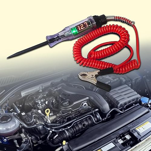 Miniatura 3 de 1 probador de circuito LED digital de luz de prueba automotriz, bolígrafo de prueba de inducción multifuncional, probador de circuito de 3V6V12V24V