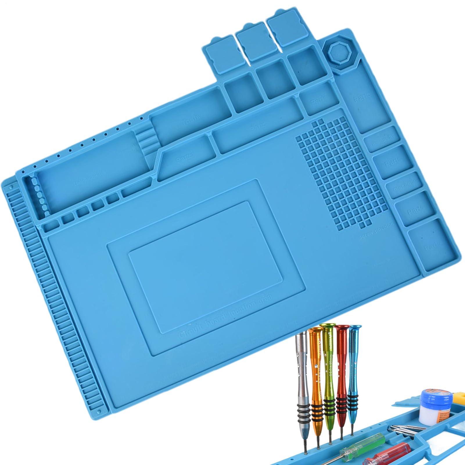 Tapis de réparation magnétique pour organiser votre atelier électronique