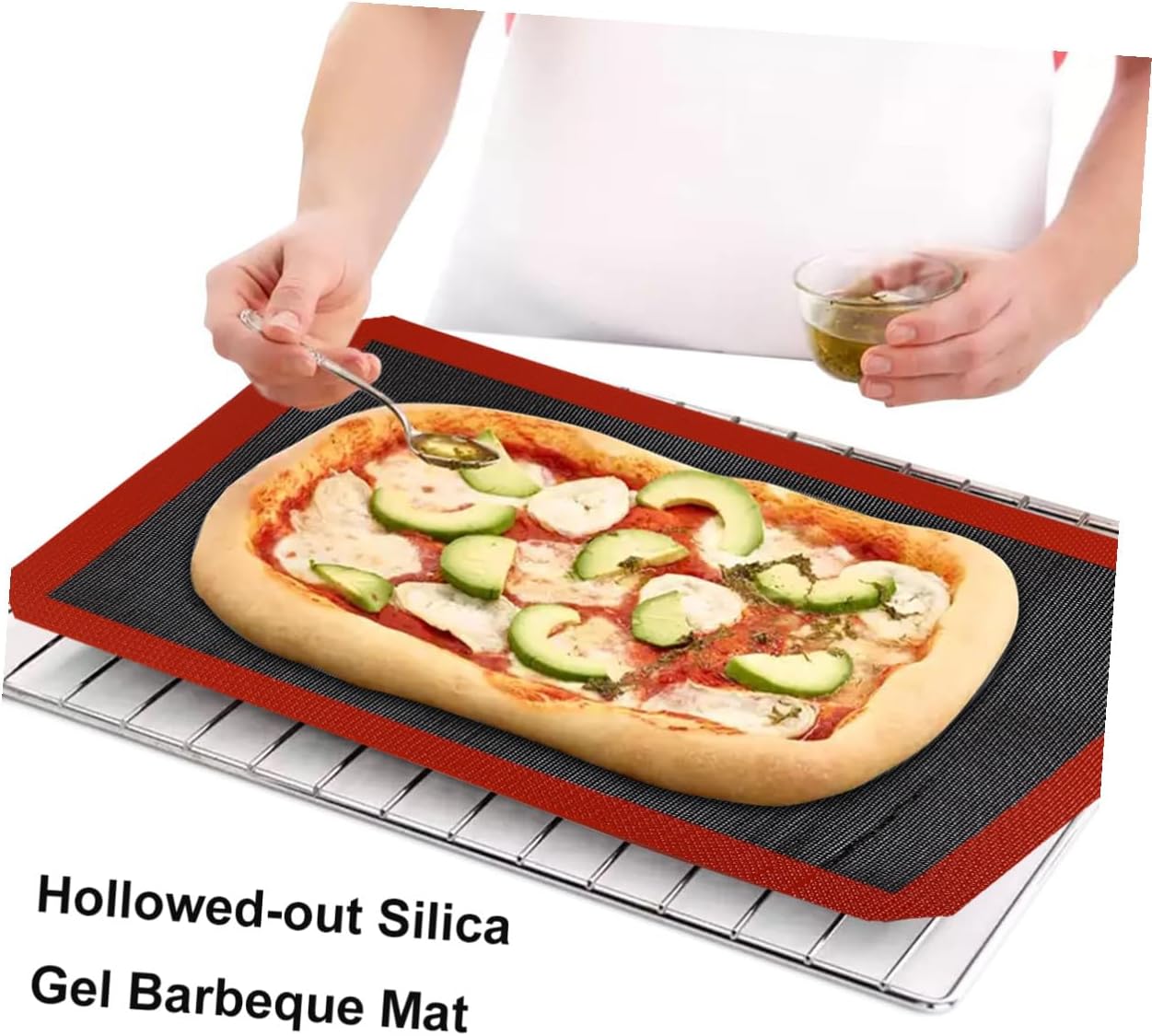 Glass Fiber Silicone Baking Mat Non Stick Reusable for Dough