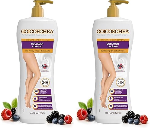 Goicoechea Loción reafirmante de la piel para piernas, cuerpo, brazos, 13.5 onzas (GEN01727) (paquete de 2)