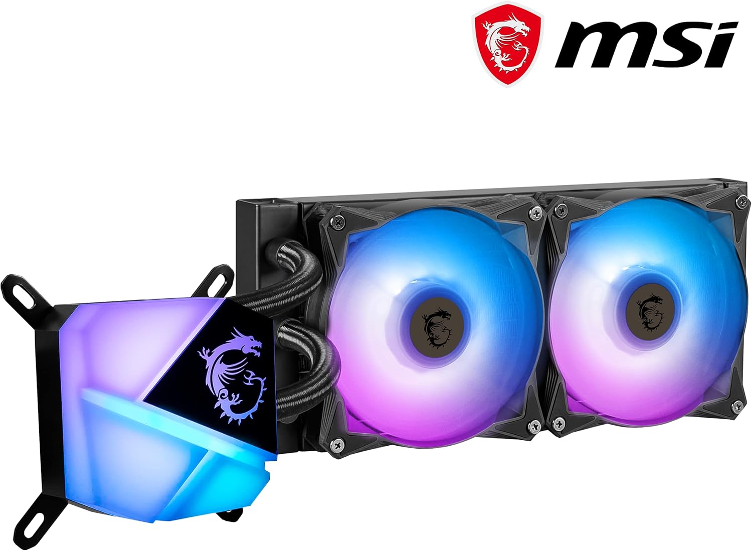 MSI MAG CORELIQUID C240 AIO CPU Liquid Cooler Spectacular ARGB