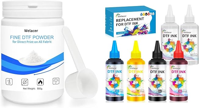 Save 20% on DTF Ink 100mlx6 and DTF Powder 500g