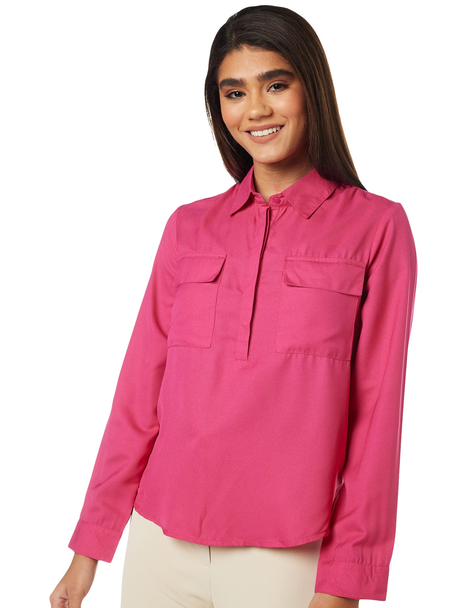 Women's Solid Regular Fit Top