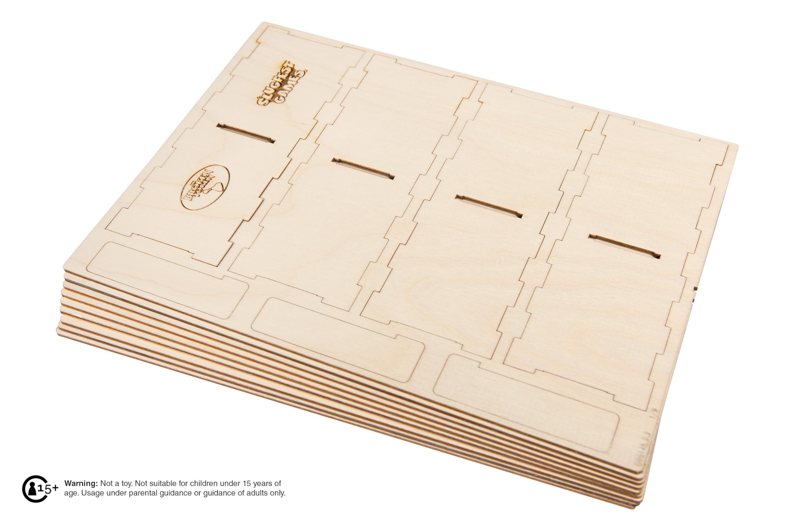 Amazon.co.jp: The Broken Token ゲームオーガナイザー Red Dragon Inn:The Character Trove  - 木製ゲーム整理ボックス 複数のトレイ、仕切り、列付き : おもちゃ