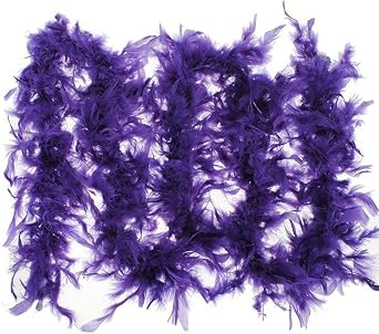Colorful Feather Boas for Women Girls Costume Dress Up Party Bulk Decoration or Craft Home Dancing Wedding Party