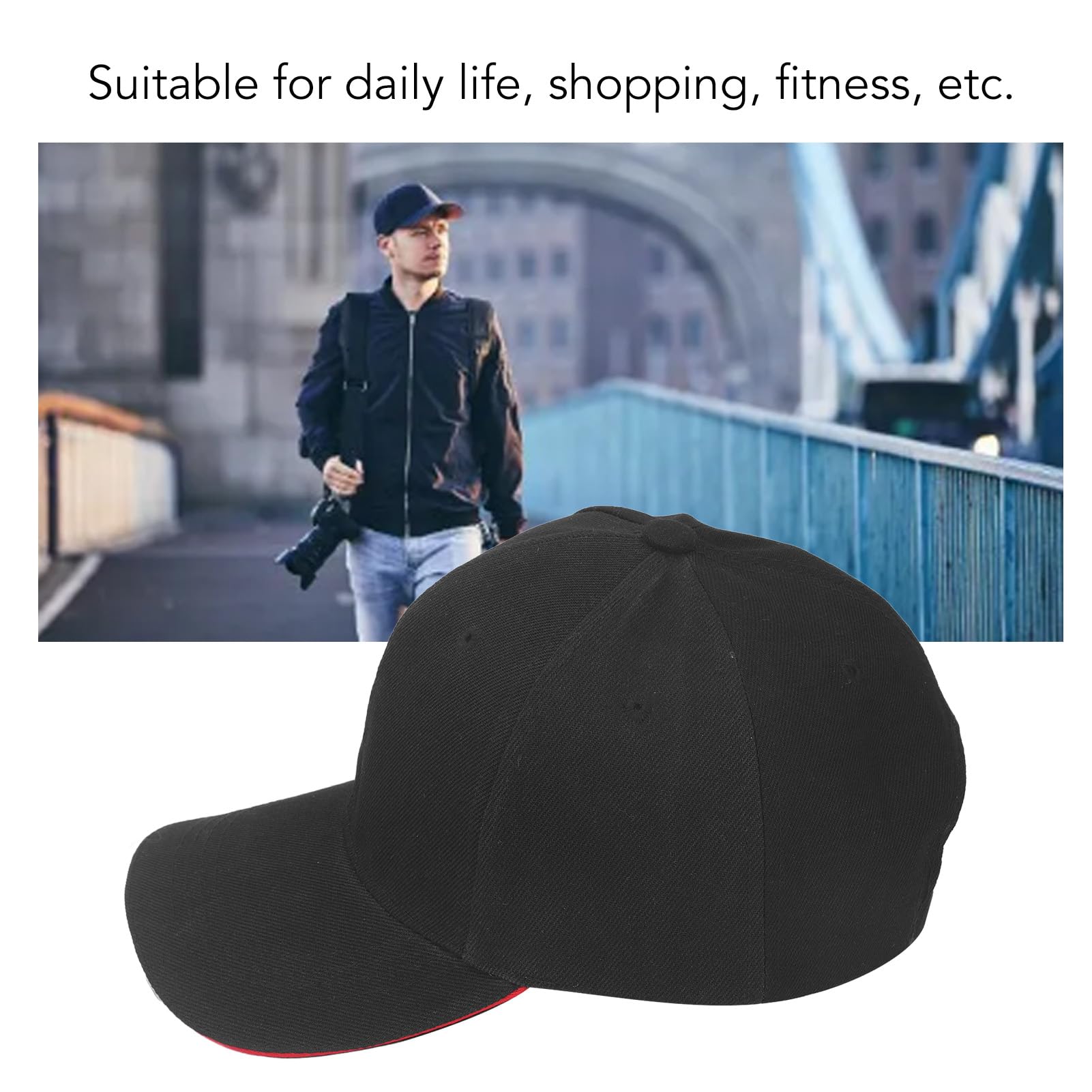 Cappello di Protezione per Protezione Contro Le Radiazioni, Cappello di Protezione per Schermatura del Segnale di Radiazione Berretto da Baseball Regolabile Cappello di