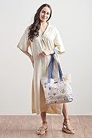 Vista 229 de Maison d' Hermine Bolsa de lona para mujer, bolsa de lona de algodón reutilizable para el hombro, bolsas de comestibles a granel con asa para 01