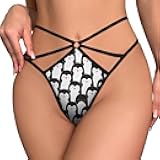 ZEYARUIBO Light Leaves Women's Thong Underwear G-String Thongs Novelty T-back Panties