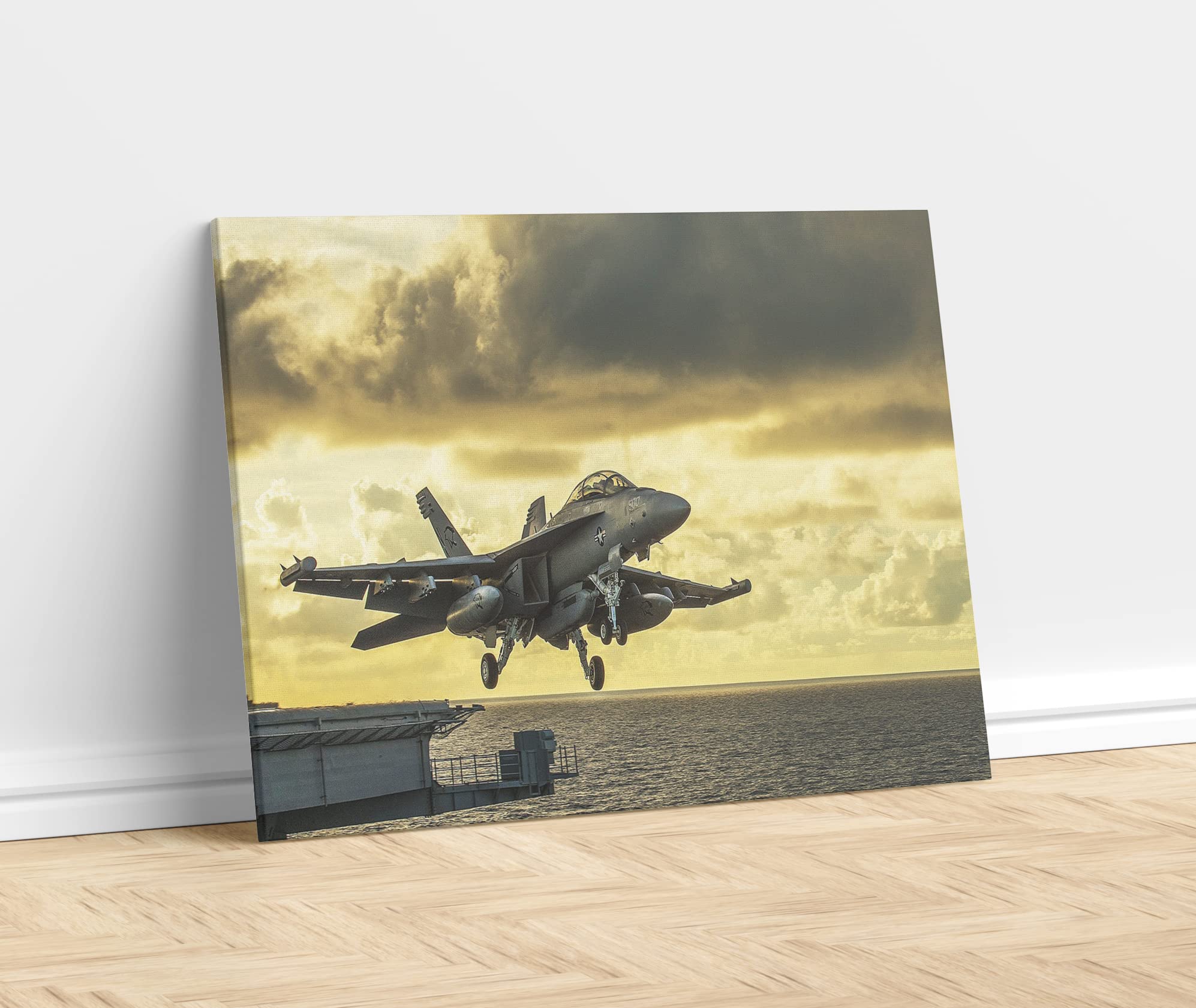 Amazon.co.jp: Pavaieics F-18 飛行機 キャンバス ウォールアート