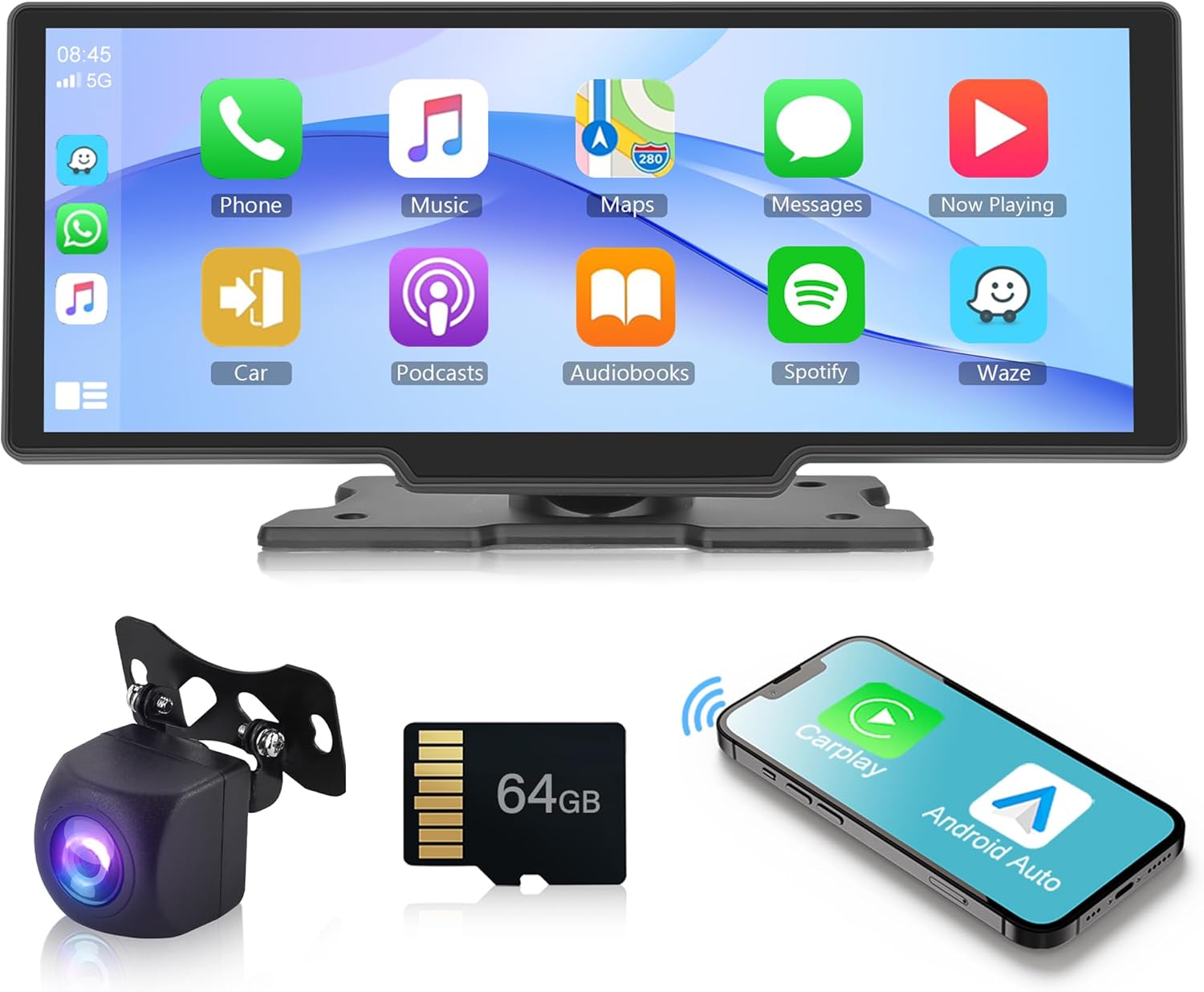 2023 Autoradio Wireless Apple Carplay und Android Auto 10.26 Zoll HD