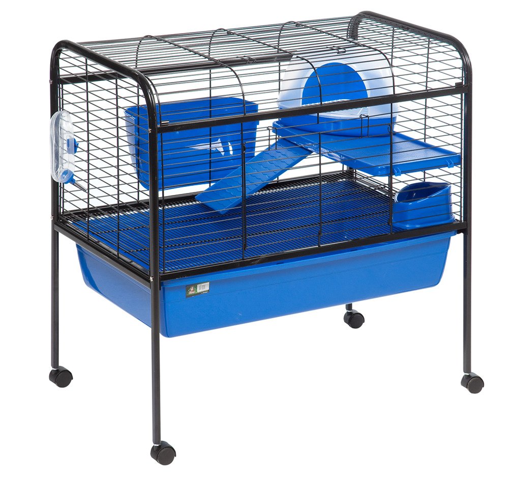 Flamingo Gabbia con Base Mobile per Conigli