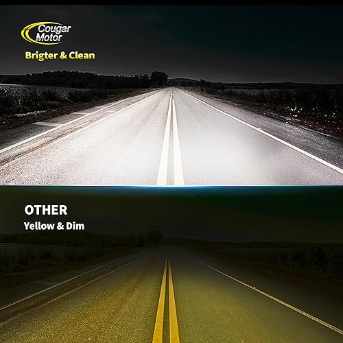 Miniatura 2 de Cougar Motor Bombillas H4, luz antiniebla H4 9003, 6500 K, color blanco con ventilador de refrigeración, instalación rápida, bombillas antiniebla,