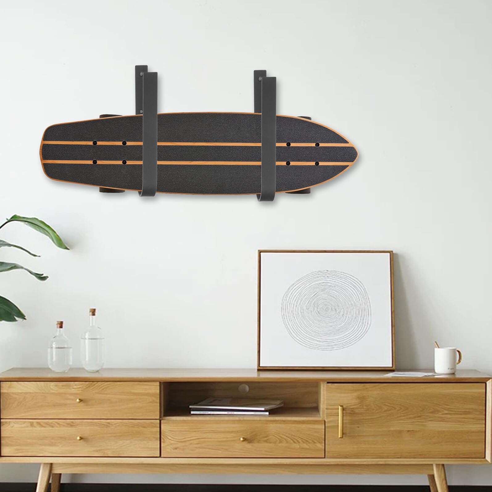 BESPORTBLE Grucce da Sci per Parete Appendiabiti in Metallo Resistente Gancio Portaoggetti Multifunzionale per Skateboard Articoli per Casa