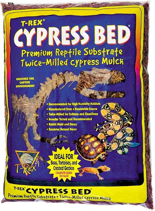 T-Rex Reptile Terrarium Substrate - Cypress Bed 8qt Bag (8qt)
