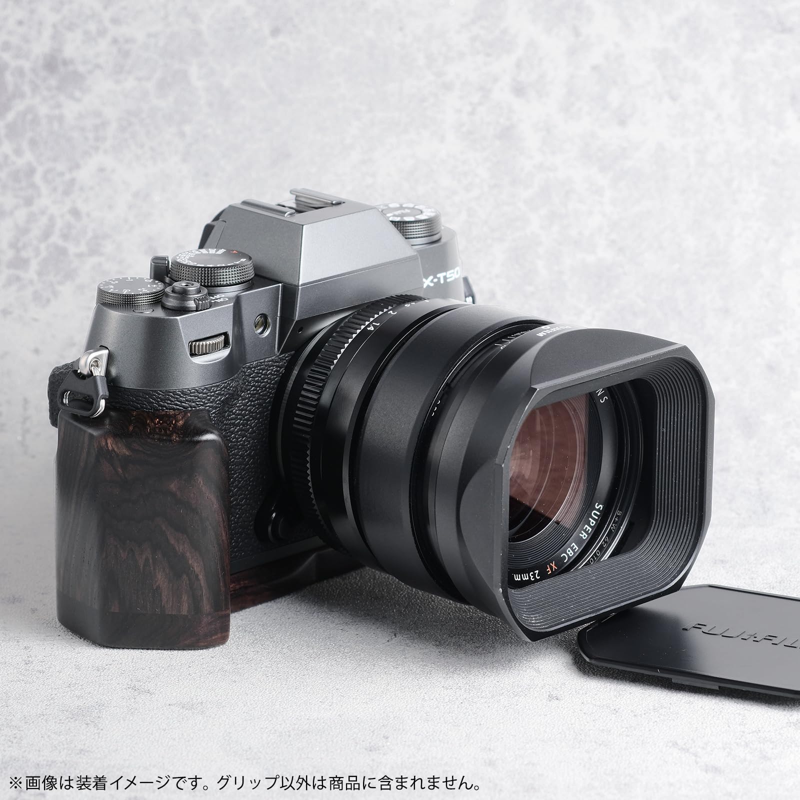 FUJIFILM フジフイルム XA5用 ハンドグリップ（黒檀/エボニー)