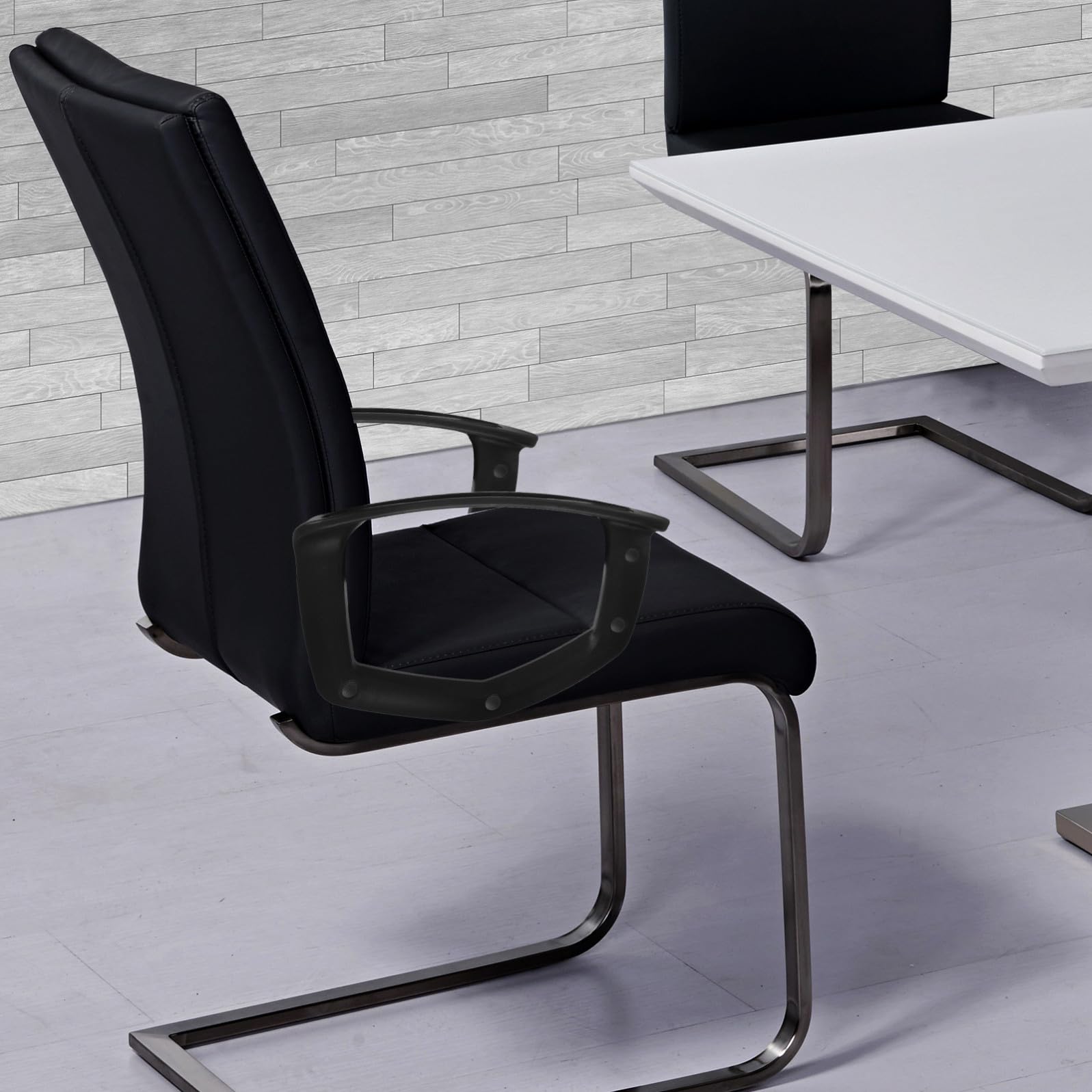 iplusmile Braccioli Supporto Mani Ergonomico 2pezzi in Plastica Pp per Ridurre Stress, Accessori Nero per Sedia da Ufficio e Gaming per Poltrone Ufficio
