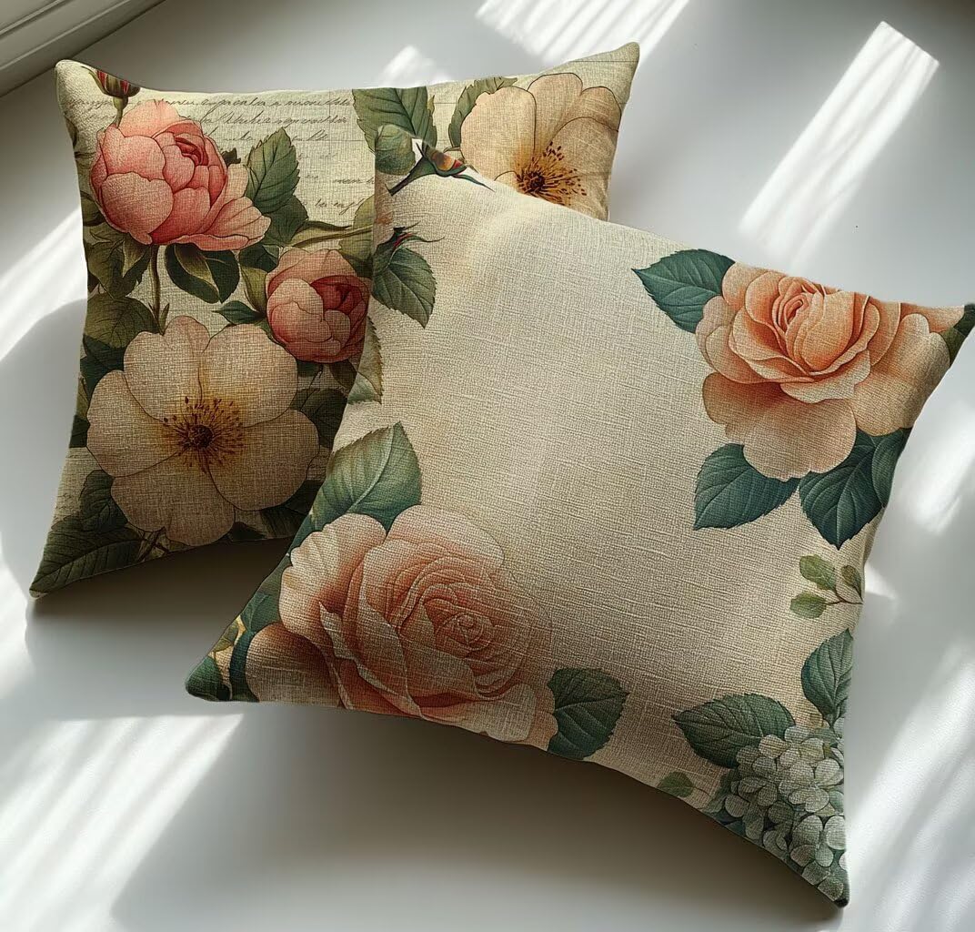 Coussin extérieur imperméable pour salon de jardin rose