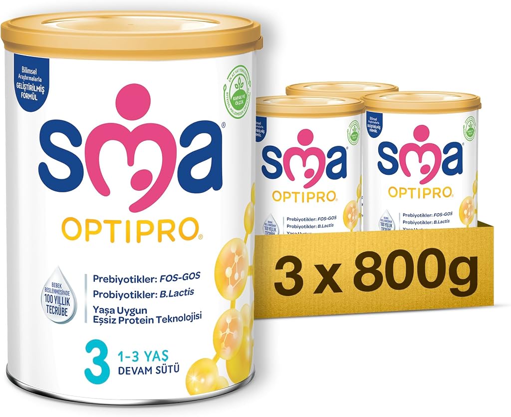 SMA Optipro 3 Devam Sütü 800 g x 3 Adet