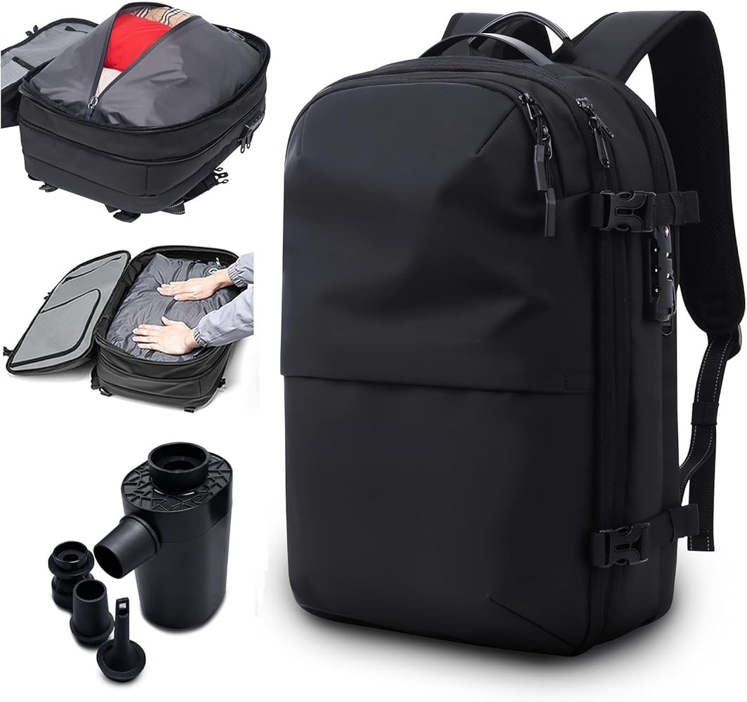 Amazon.co.jp: [OPOALO] 真空圧縮 リュック 電動ポンプ付き エア真空