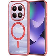 Microsonic Xiaomi Poco M8 Pro i in K l f MagSafe Luxury Electroplate K rm z  [Poco M8 Pro ile Uyumlu K l f - K rm z ]