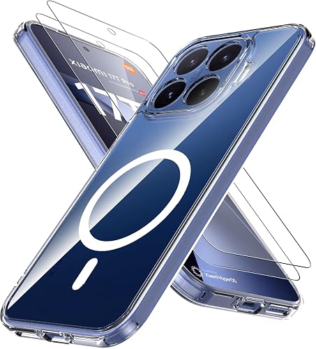 Magnétique Coque pour Xiaomi 17T Pro 5G avec 2 Pièces V Anoowkoa