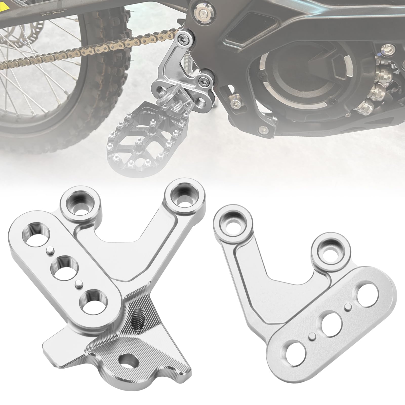 Foot Peg Brackets for Surron, Compatible with Sur Ron Light Bee X S