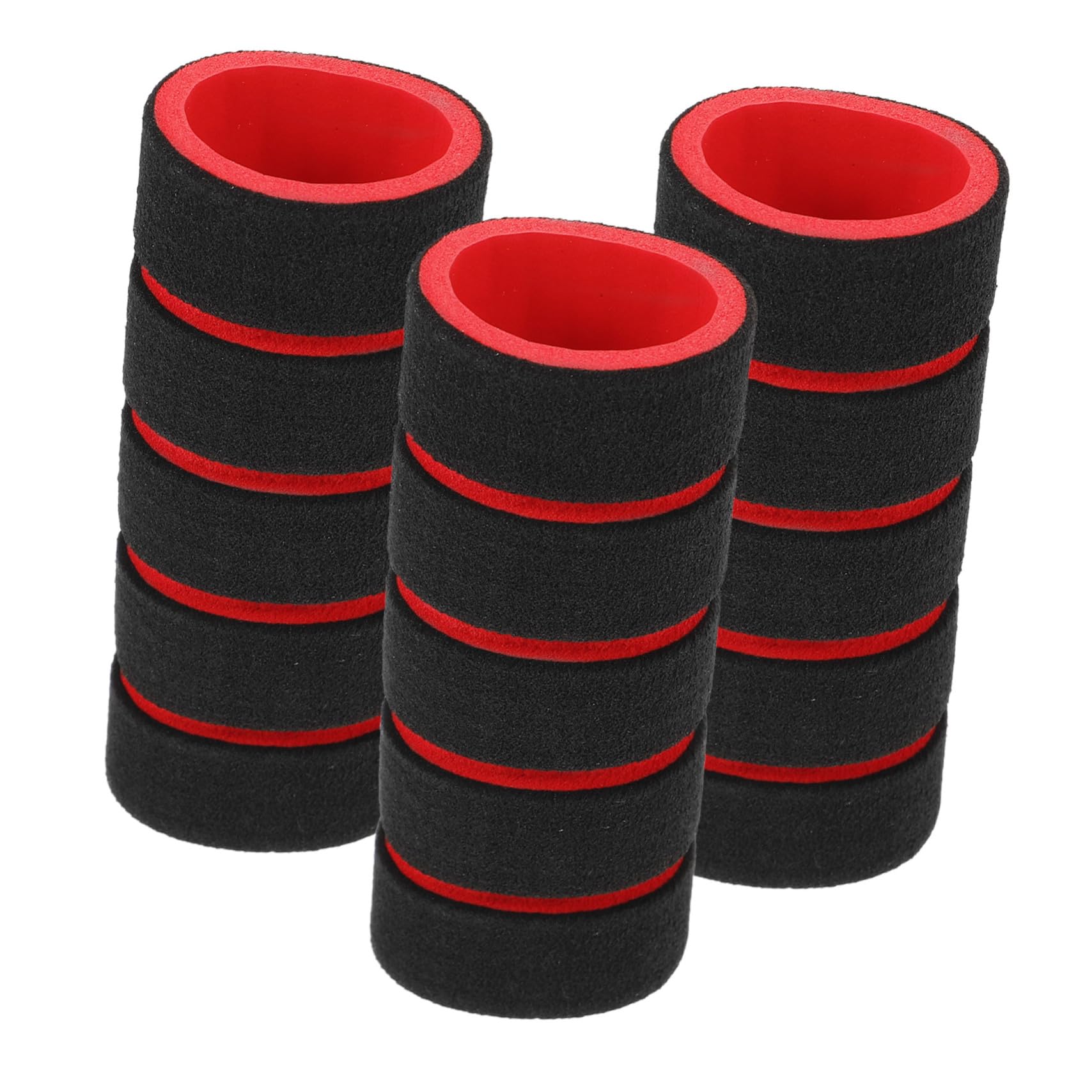 HANABASS Handlebar Grip Cover 3 Pack Foam Bar Protector for Gym Barbell and Weight Bar Pads Anti-Skid Squat Pull-up Foam Sleeve 4.13X1.38In