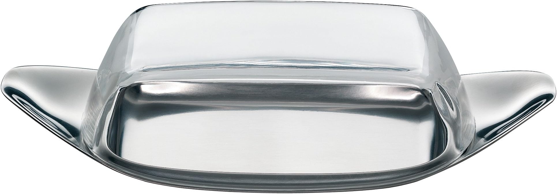 WMF 22 x 11 cm Wagenfeld Butter Dish, Silver