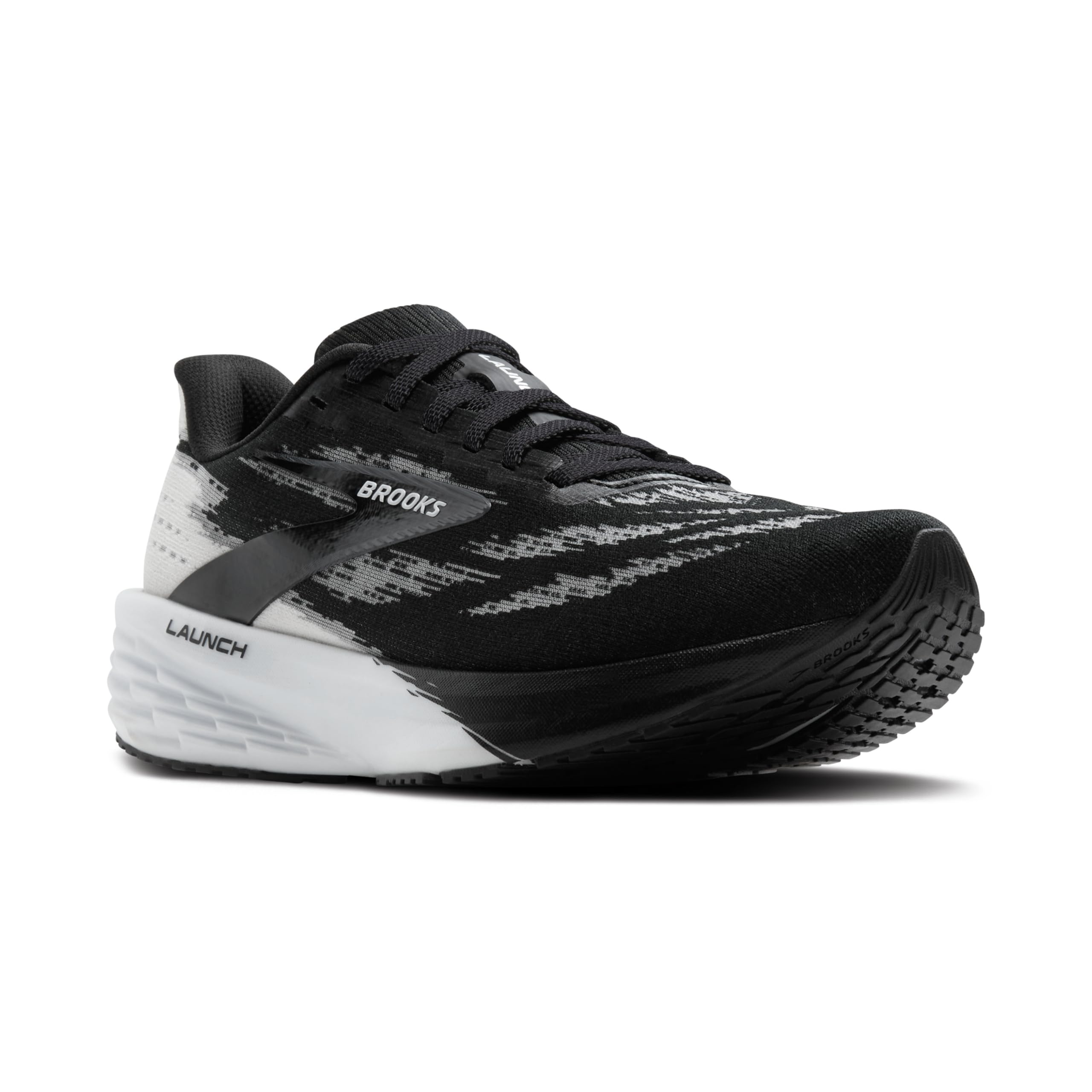 [Brooks] [ブルックス] ランニングシューズ ローンチ11 軽量 高反発 メンズ BRM 4503 ブラック/ホワイト 27.5cm D