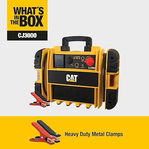 Miniatura 3 de Amps instantánea con Interruptor integrado de alimentación Cat CJ3000 Professional Jump Starter 2000 Pico1000