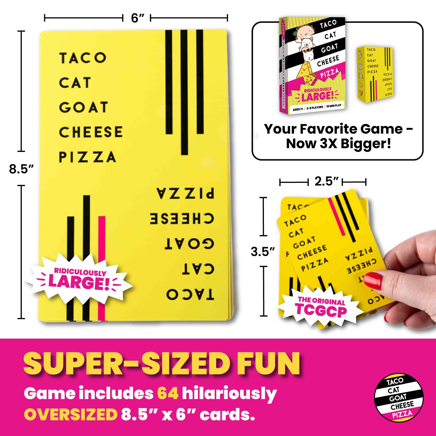 Amazon.com: Taco Cat Goat Cheese Pizza Ridiculously Large Edition