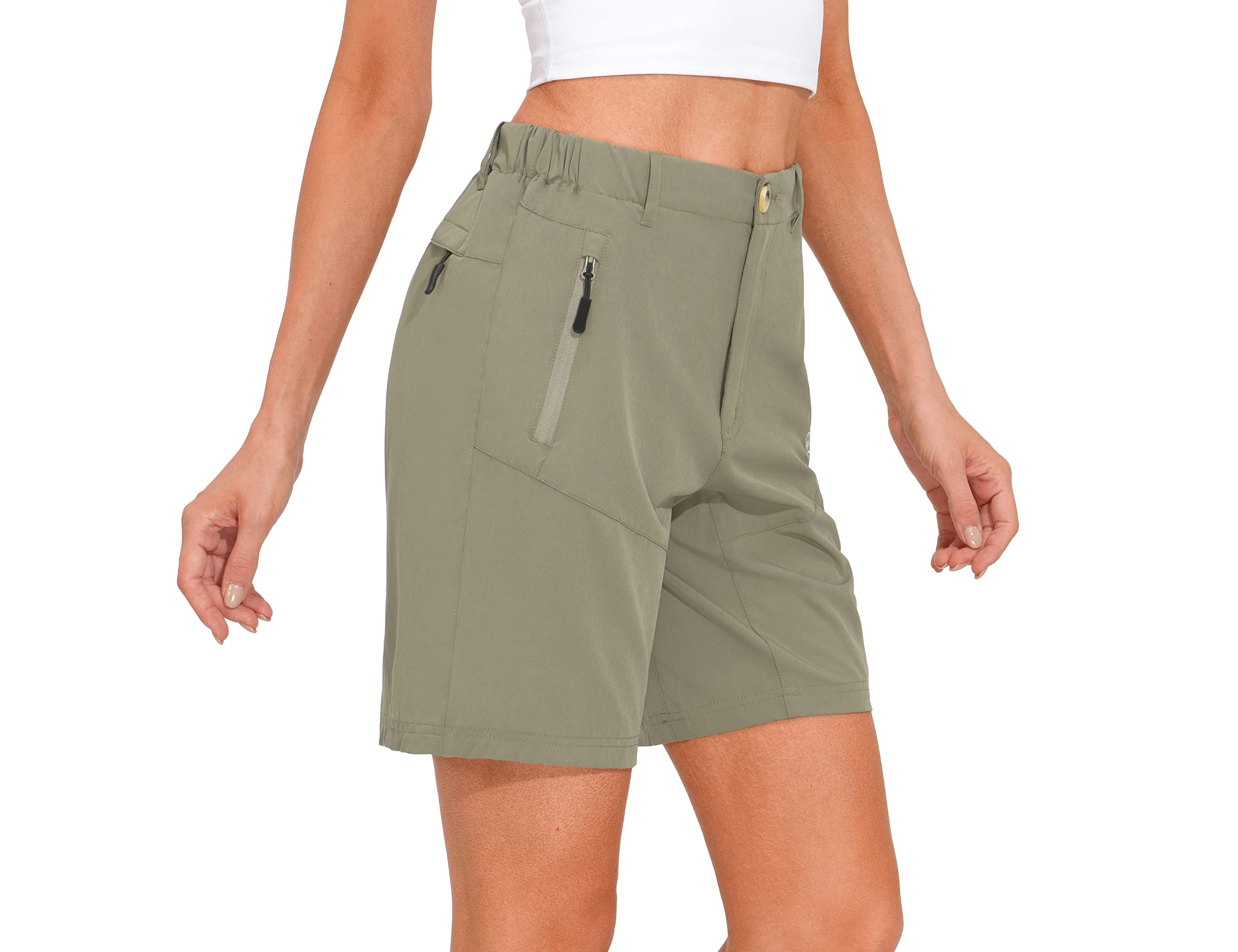 Little Donkey Andy Damen Leichte Schnelltrocknend Cargo Shorts Bermuda Stretch Kurze Hose für Wandern,Camping,Reisen,Golf