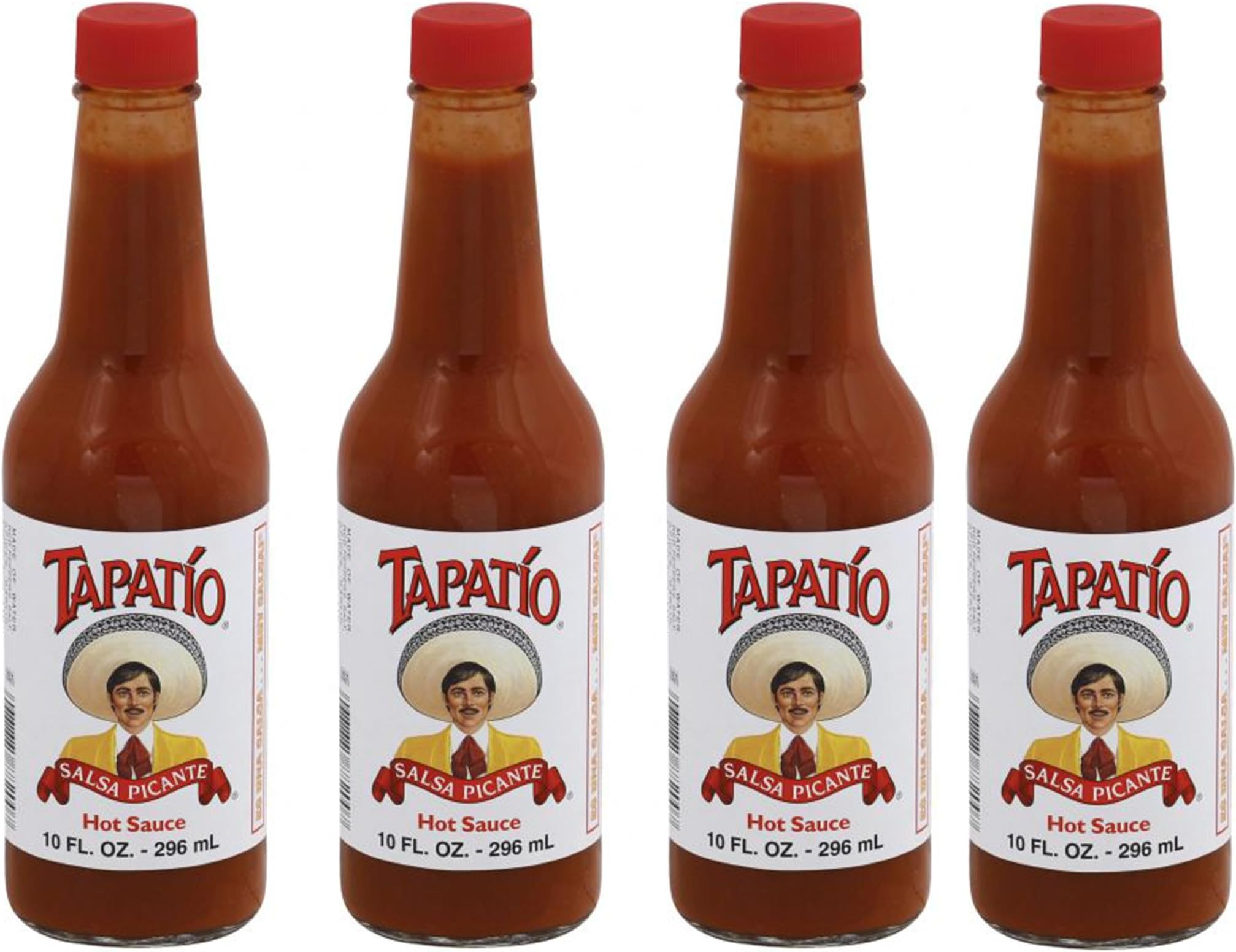 Salsa Picante Hot Sauce 10 oz (Pack of 4)