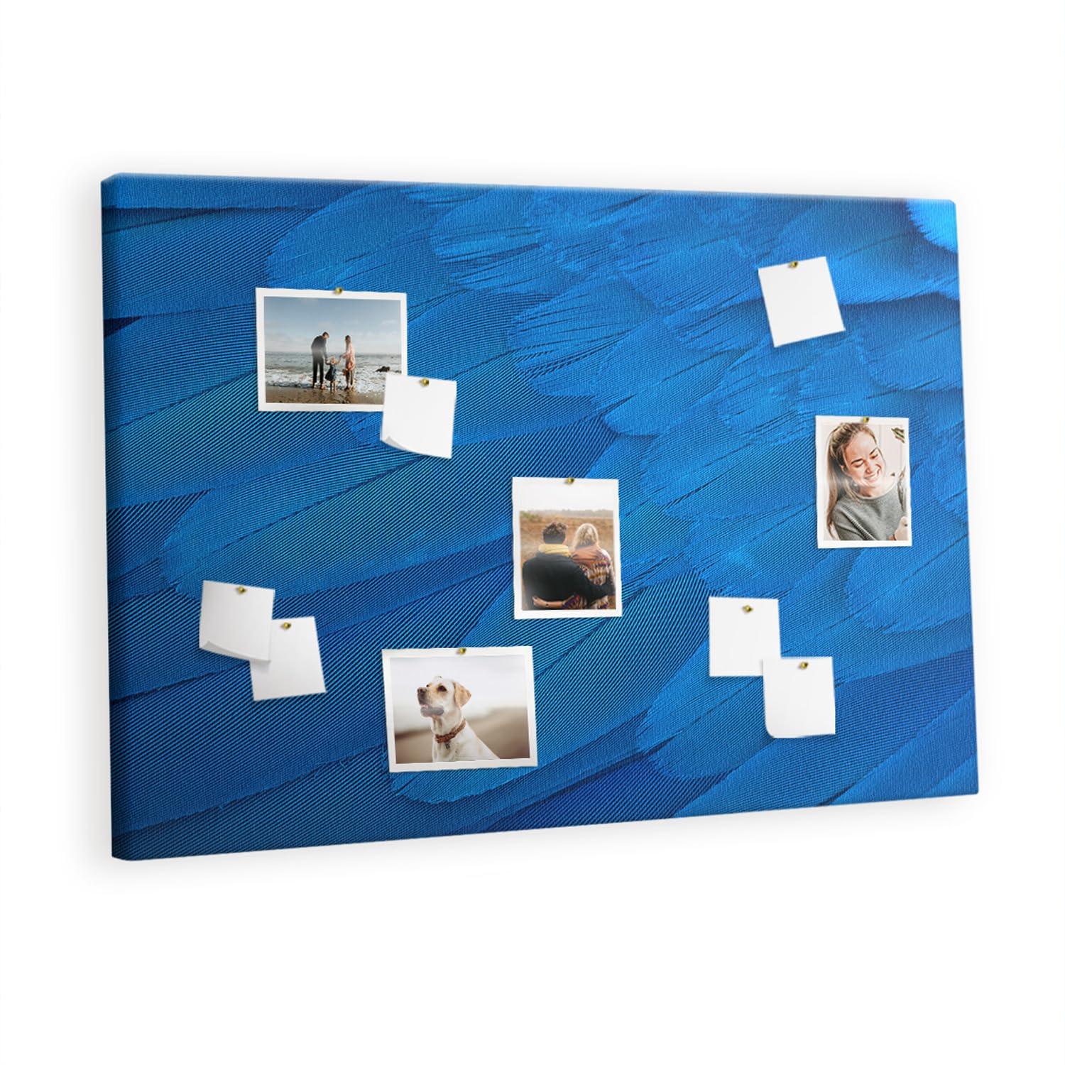 Tableau mural liège horizontal pour notes documents photos et rappels