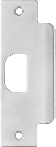 Miniatura 6 de BRINKS Comercial - Paquete de 4 placas de repuesto para puertas ASA, acabado cromado satinado - Refuerza la seguridad en tus puertas