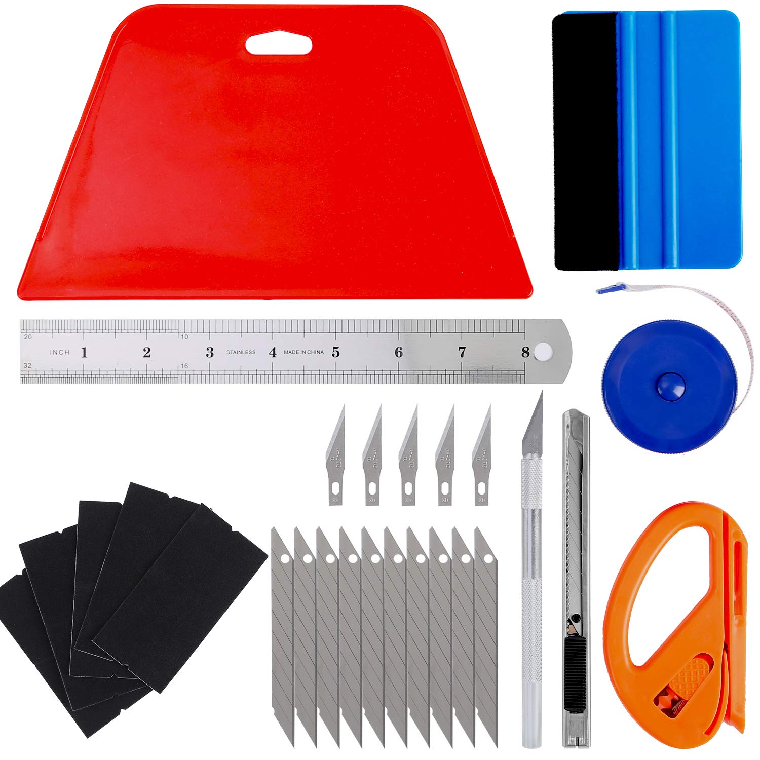 Buy GISSVOGEEEK Wallpaper Smoothing Tool Kit, 27 Pcs in 1 Vehicle Vinyl