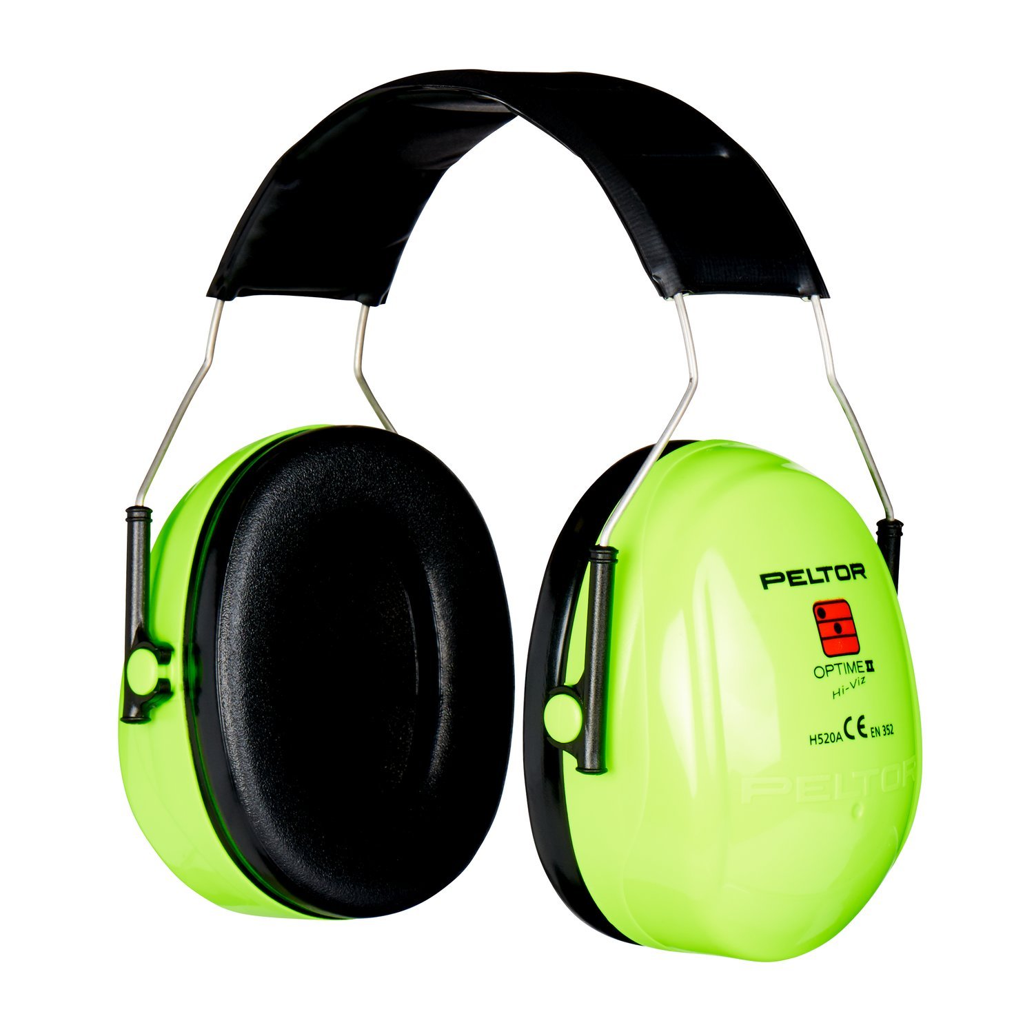 3M PELTOR Optime II nauszniki, 31 dB, Hi-Viz, opaska na głowę, H520A-472-GB