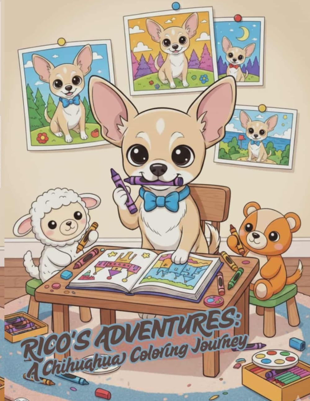 Rico's Adventures: A Chihuahua Coloring Journey