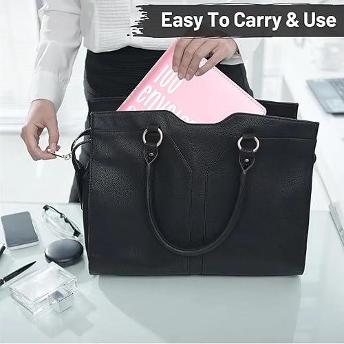 Miniatura 7 de Desafío de ahorro de dinero de 100 sobres, carpeta de desafío de 100 sobres 2023, forma fácil y divertida de ahorrar $5,050, planificador de