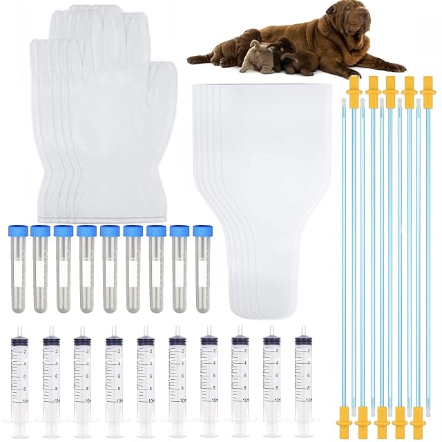 BOW CALICO Juego de 10 Kits de cría Canina, Suministros de cría de Perros